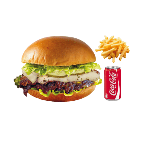 Smash Mozzarella Cheeseburger - Menü