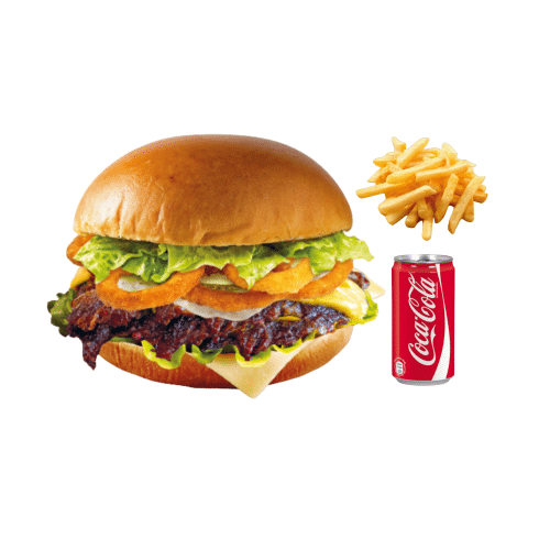 Smash Onion Cheeseburger - Menü