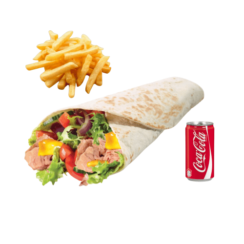 Thunfisch Wrap - Menü
