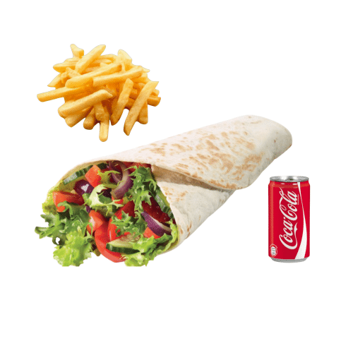 Veggie Wrap - Menü