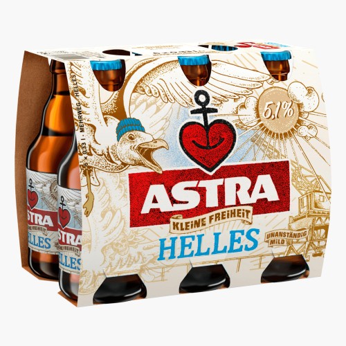 Astra Kleine Freiheit Helles 6x0,33l (5,1 % vol.)MW