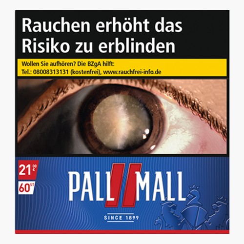 Pall Mall Red Hercules 60 Stk. Zigaretten - 21€