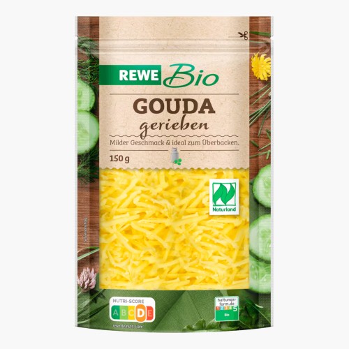 REWE Bio Gouda gerieben 150g