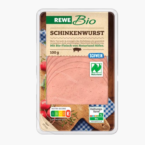 REWE Bio Schinkenwurst 100g