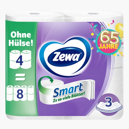 Zewa Toilettenpapier Smart 3-lagig 4x300 Blatt