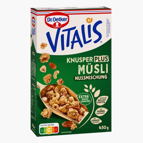 Dr. Oetker Vitalis Knusper-Müsli Plus Nussmischung 450g