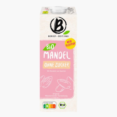 Berief Bio Mandel Ohne Zucker 1l
