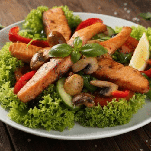 Lachs Salat