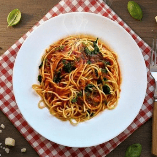Pasta Spinat