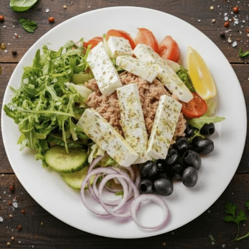 Thunfisch Schafkäse Salat (Größe)