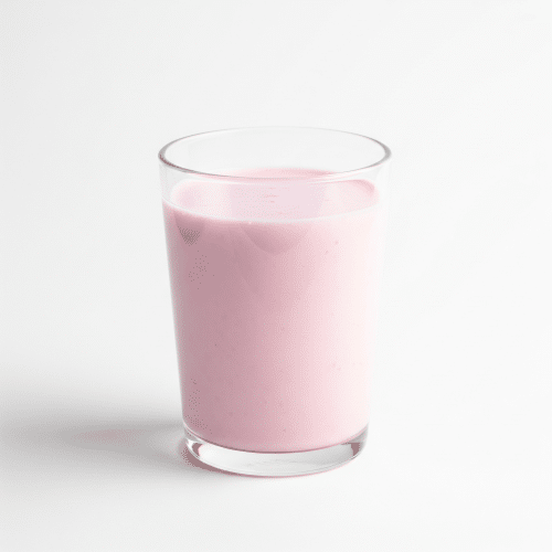 Erdbeermilch Glas