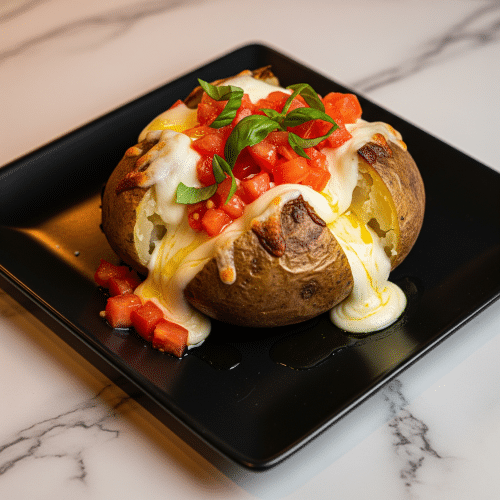 Ofenkartoffel-Kumpir-Tomate Mozzarella