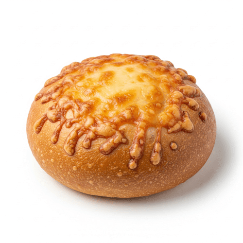 Überbackene Käse Schrippe