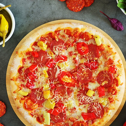 Pizza Diavolo (scharf)