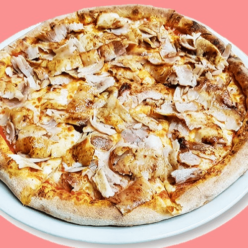 Pizza Döner vom Hackfleischspieß mit Jalapenos