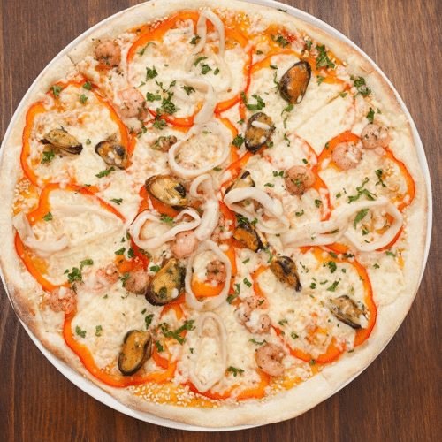 Pizza Meeresfrüchten