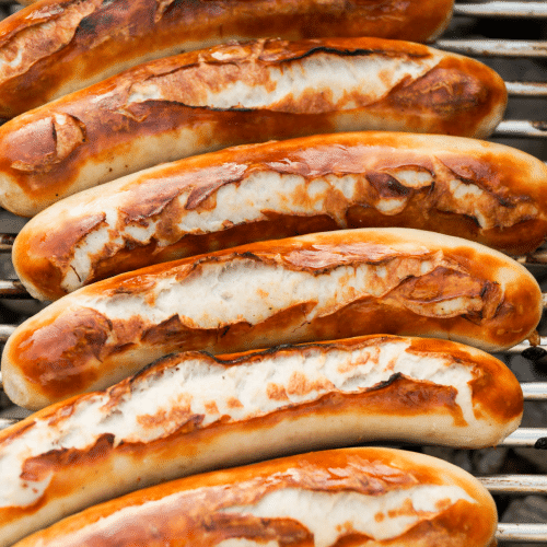 Bratwurst im Brötchen