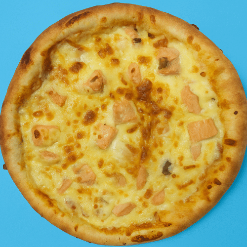 Amerikanische Pizza Alaska Lachs