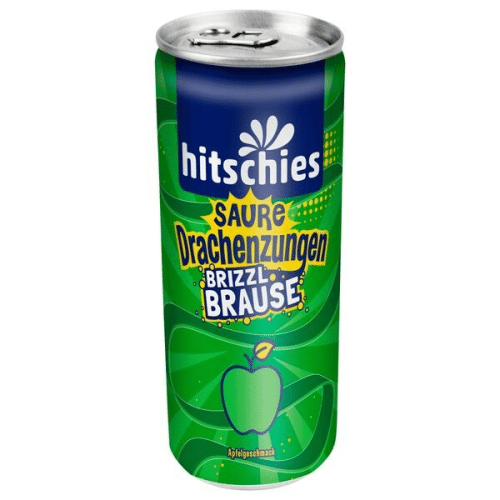 Hitschies Saure Drachenzungen brizzl Brause Apfel 0,25l