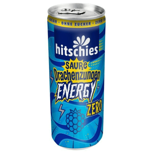 Hitschies Saure Drachenzungen Energy Zero 0,25l (Einweg)