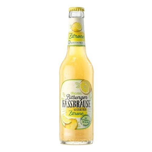 Bitburger Fassbrause naturtrüb Zitrone