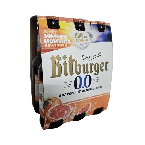 Bitburger Grapefruit 0,0 Sixpack erfrischend fruchtig herb