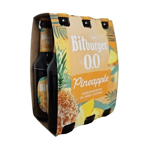Bitburger Pineapple 0,0 Sixpack exotisch frisch spritzig