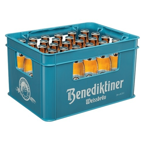 Kasten Benediktiner Hell, mild, süffig