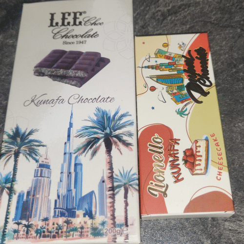 Dubai Schokolade & Gratis cheesecake Schokolade