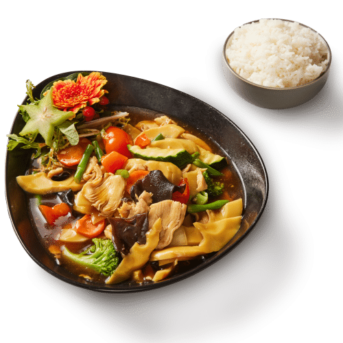 78. Hühnerfleisch Tongu-Pilze