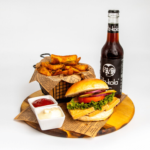 Tofuburger Menü