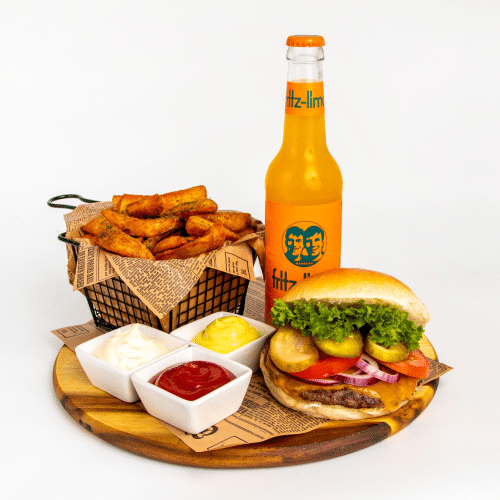 Chiliburger Menü