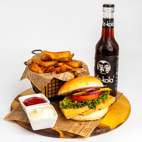 Mexican Tofu Burger Menü