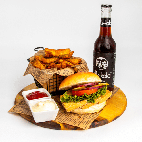 Mexican Tofuburger Menü