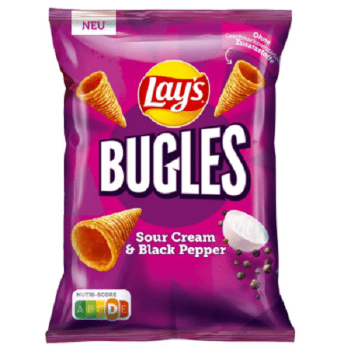 Lay's Bugles Sour Cream & Black Pepper 95g