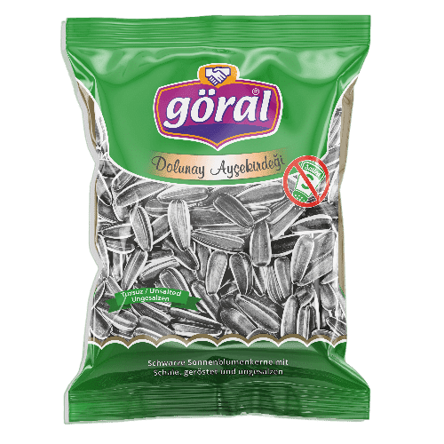 Göral schwarze Sonnenblumenkerne ungesalzen 150g