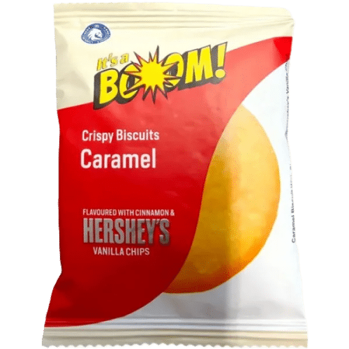 Hersheys It s a Boom Crispy Biscuits Caramel 20g