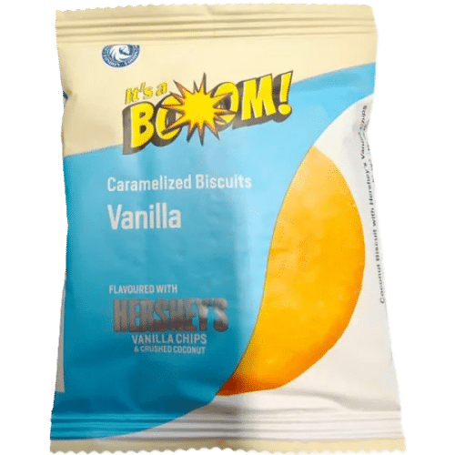 Hersheys It s a Boom Crispy Biscuits Vanilla 20g