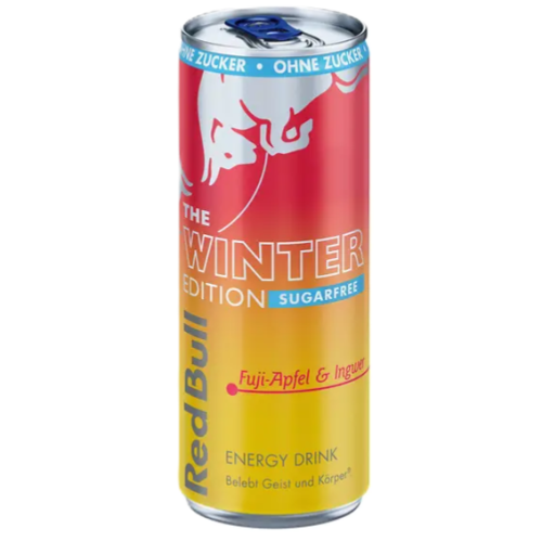 Red Bull Winter Fuji-Apfel Ingwer 0.25l Sugarfree (Einweg)