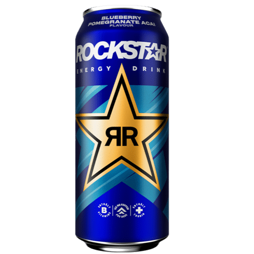 Rockstar Blueberry Pomegranate Acai 500ml (Einweg)