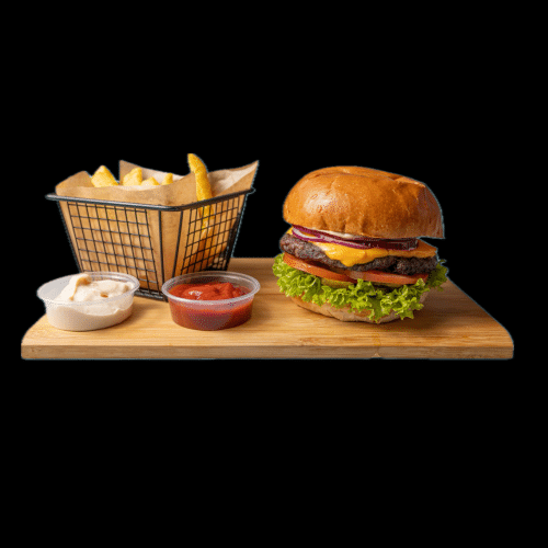 Cheese Burger Menü XL