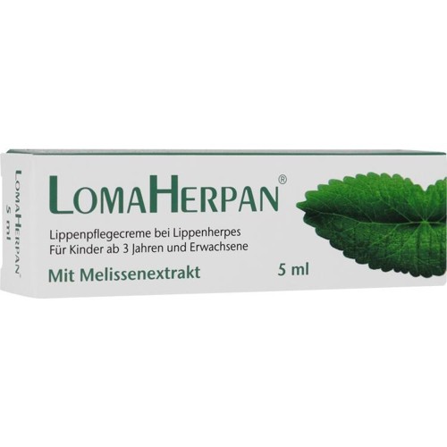 Lomaherpan Lippenpflegecreme mit Melissenextrakt 5 Milliliter