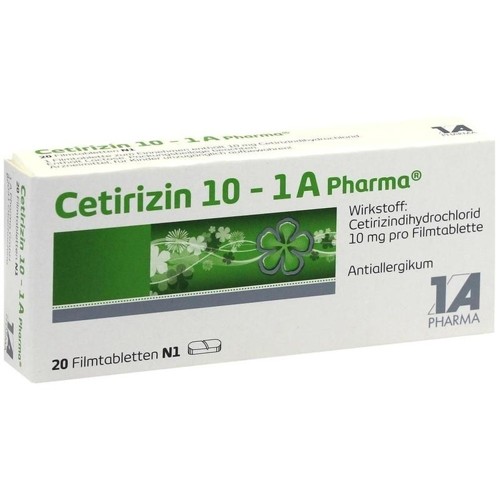 Cetirizin 10 - 1 A Pharma 20 Stück