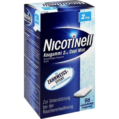 Nicotinell Kaugummi Cool Mint 2mg 96 Stück