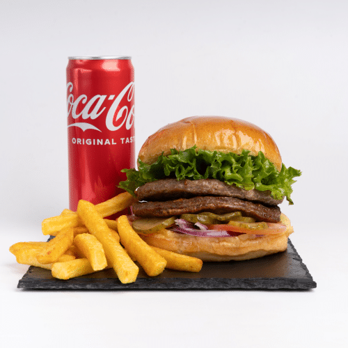 Jumbo Hamburger Menü