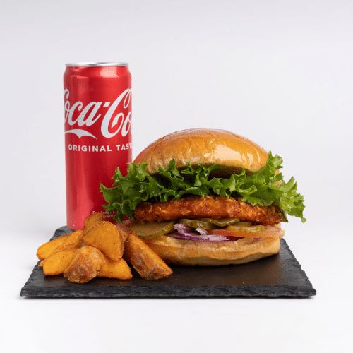 Sweet Chili Chickenburger Menü