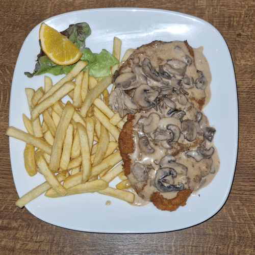 Champignon-Rahmschnitzel