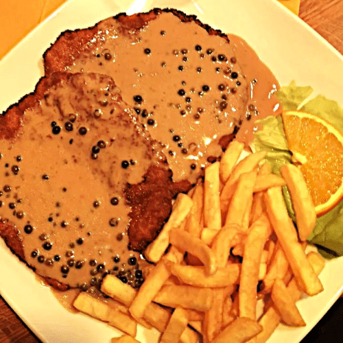 Pfeffer-Rahmschnitzel