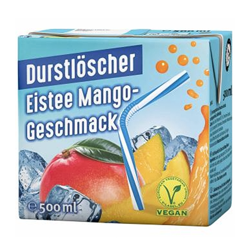 Durstlöscher Eistee Mango 0,5l