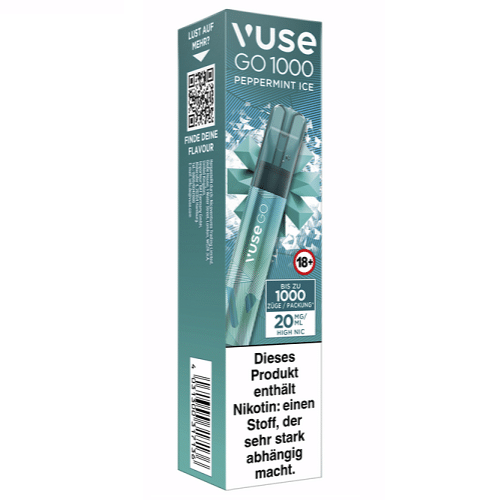 Vuse go 1000 Peppermint Ice 20mg Nikotin